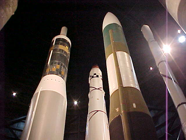 Towerin' missiles in a massive silo.